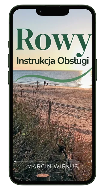 Rowy: Instrukcja Obsługi — mockup przewodnika PDF