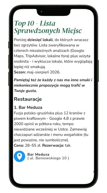 Ustka: Instrukcja Obsługi — strona przewodnika