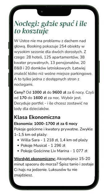 Ustka: Instrukcja Obsługi — strona przewodnika