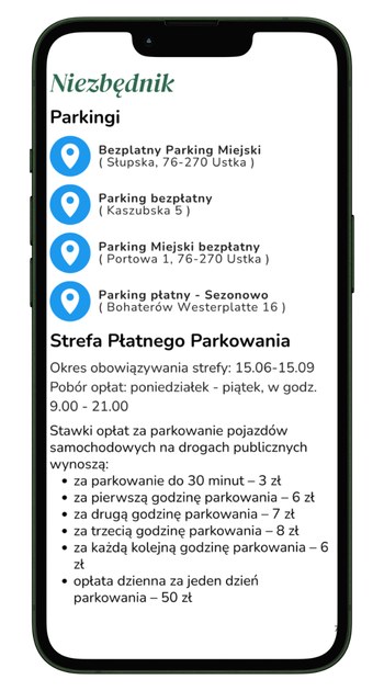 Ustka: Instrukcja Obsługi — strona przewodnika